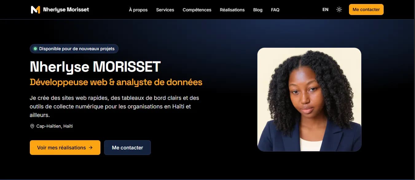home page